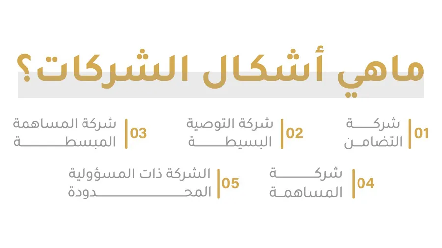 ماهي أشكال الشركات ؟