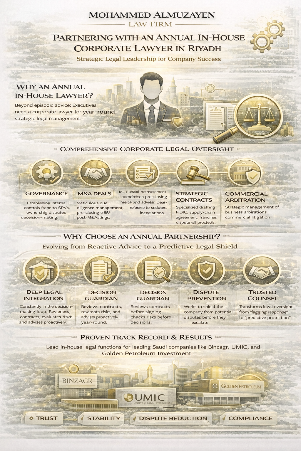 محامي شركات في الرياض – إدارة الشؤون القانونية بعقد سنوي
