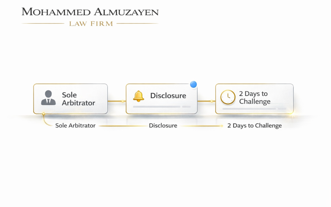 SCCA Online Arbitration: Appointment and Challenge of the Arbitrator (ODR Appendix – Article 5)