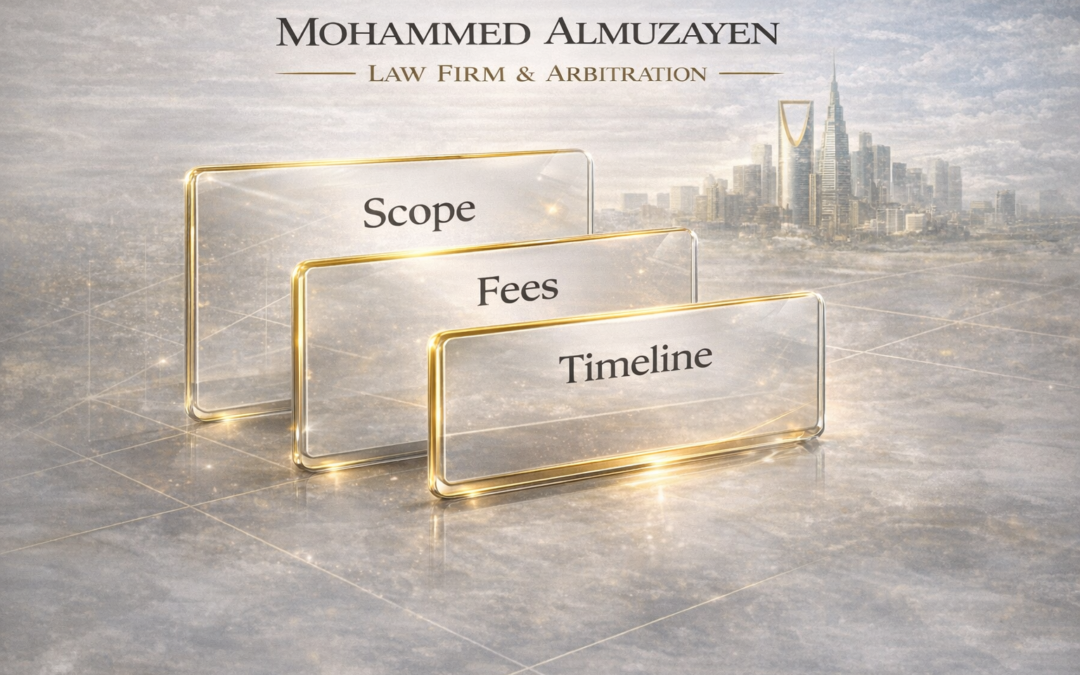 Arbitration Fees Policy at Mohammed Almuzayen Law Firm & Arbitration