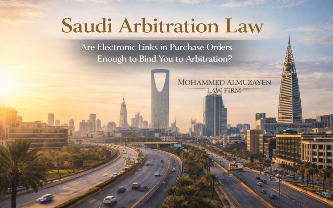 Saudi Arbitration Law: Are Electronic Links in Purchase Orders Enough to Bind You to Arbitration?