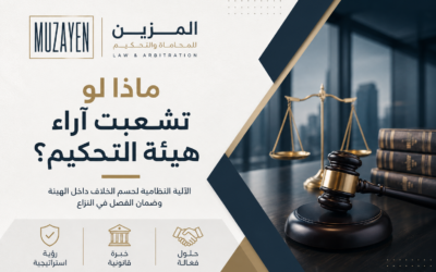 ماذا لو تشعبت آراء هيئة التحكيم؟ بقلم المحكم محمد المزين 